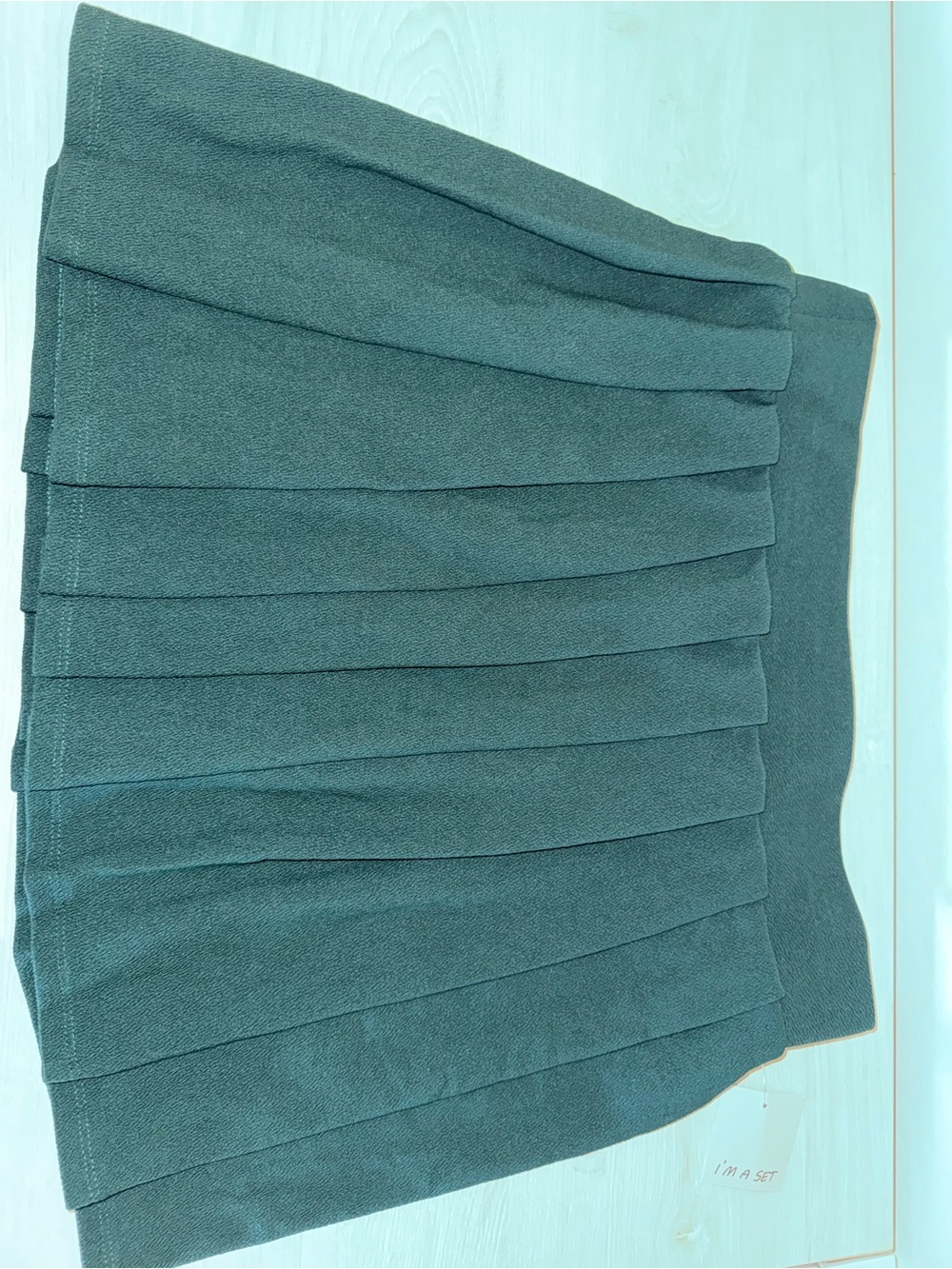 Dark Green Mini Skirt, XL, Women’s